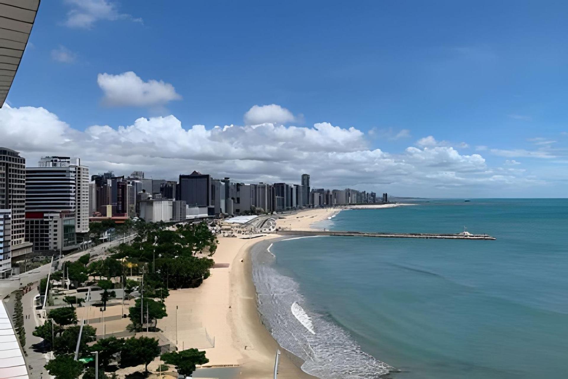 Hosts Br - Flat Frente Mar Na Beira Mar Daire Fortaleza Dış mekan fotoğraf